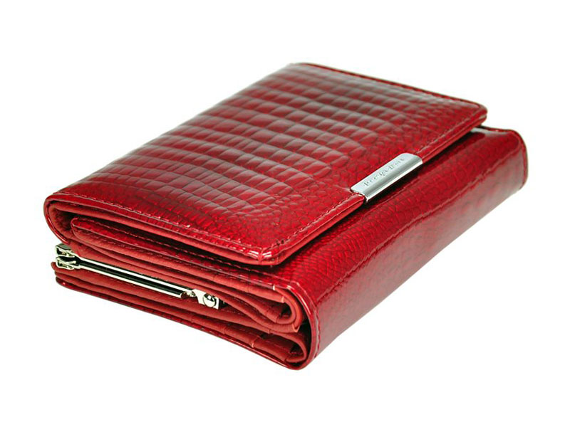 Červená kožená peňaženka Jennifer Jones 5243