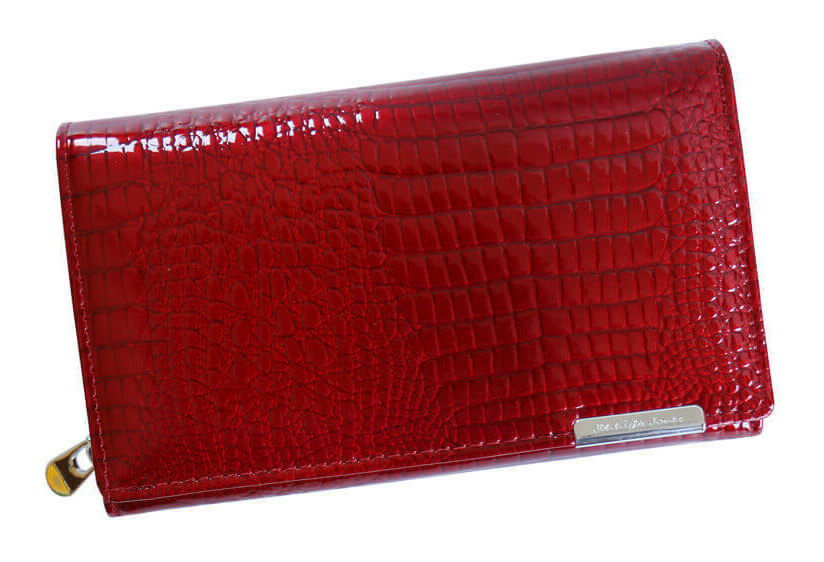 Detail produktu Kožená dámska červená peňaženka Jennifer Jones 6372