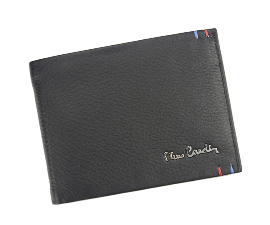 Čierna pánska kožená peňaženka Pierre Cardin L228806