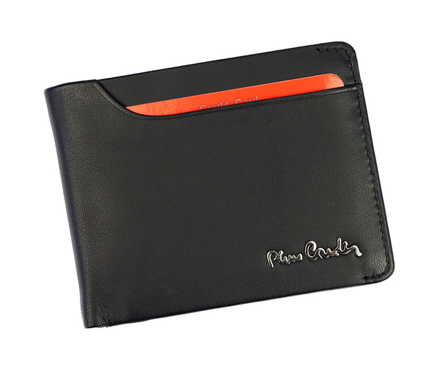 Detail produktu Pánska kožená peňaženka Pierre Cardin čierna L738806 RFID