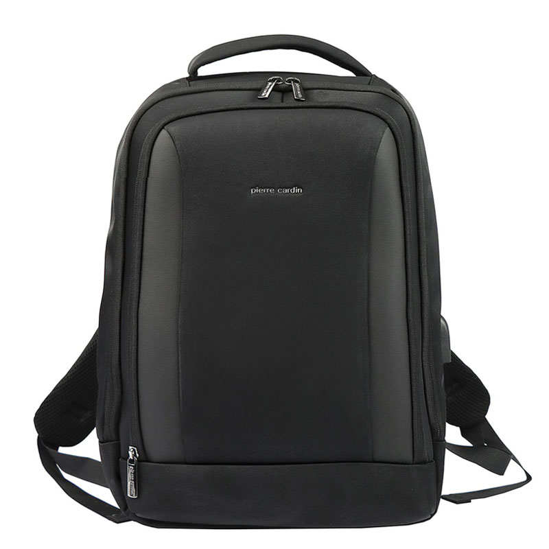 Čierny pánsky ruksak na notebook Pierre Cardin L44467